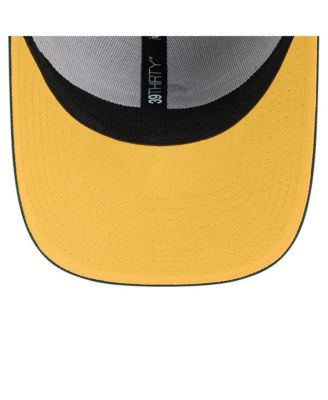 Мужская шапка New Era Gold/темно-зеленая Athletics 2025 для весенних тренировок 39-го размера Flex Hat