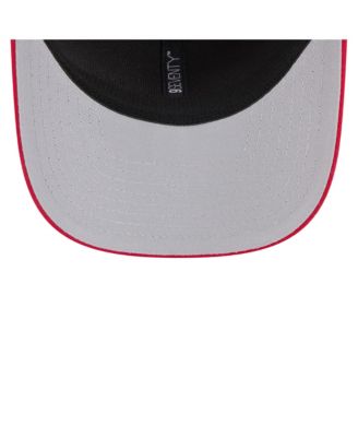 Мужская красная шапка дальнобойщика New Era Red Washington Nationals 2025 для весенних тренировок на 9 дней с эластичной застежкой