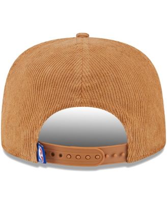 Мужская коричневая экипировка с логотипом New Era, вельветовые кроссовки Victory Grove, булавка для гольфа, регулируемая шляпа