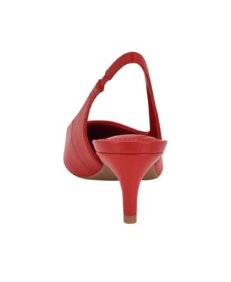 Women's Dainty Kitten Heel Slingback Pumps
