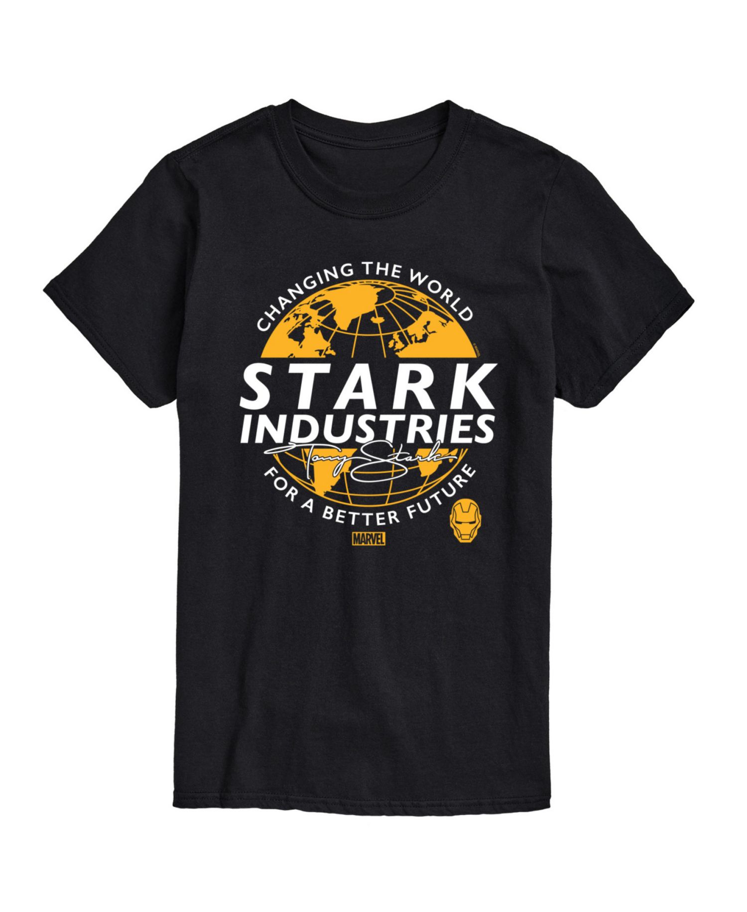 Men's Iron Man Stark Industries Short Sleeve T-Shirt