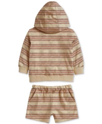 Baby Winnie-the-Pooh Terry Hoodie & Shorts, 2 Piece Set