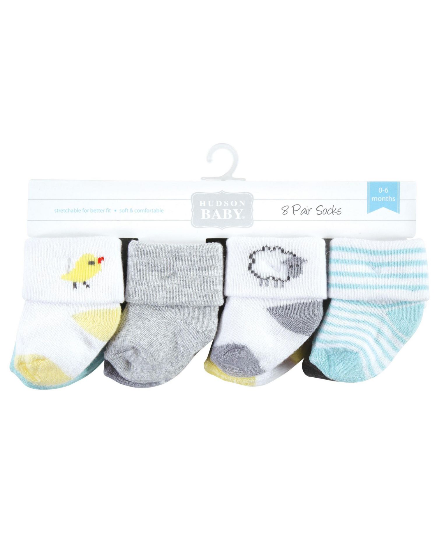 Baby Boys Hudson Unisex Plush Cotton-Blend Unisex Terry Socks