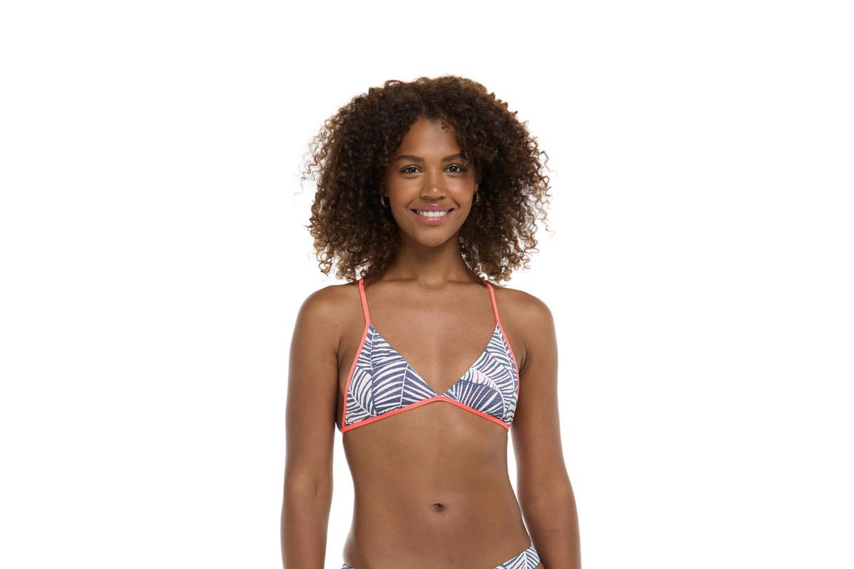 Desert Island Mila Triangle Top - Denim