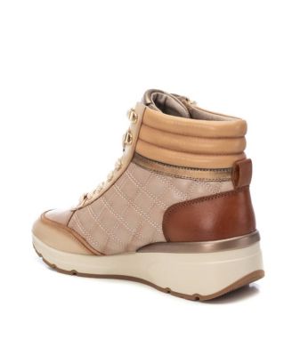 Carmela Collection Leather Sneaker Booties By Xti