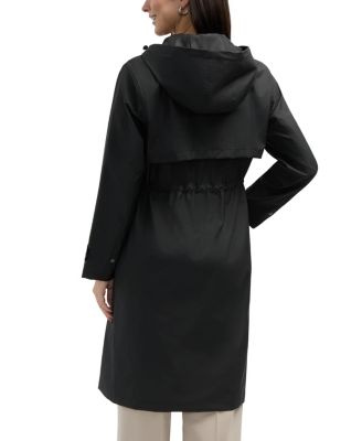 Женский удлиненный плащ Ellen Tracy с прорезиненным покрытием
