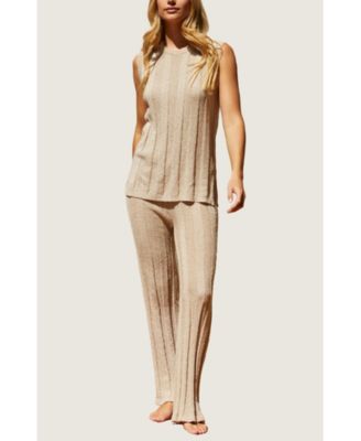 Women's Eli Ribbed Sweater Knit Two Piece Set
