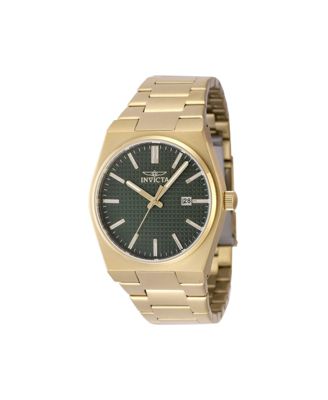 Мужские кварцевые часы Invicta 48399 Speedway с зеленым циферблатом и 3 стрелками