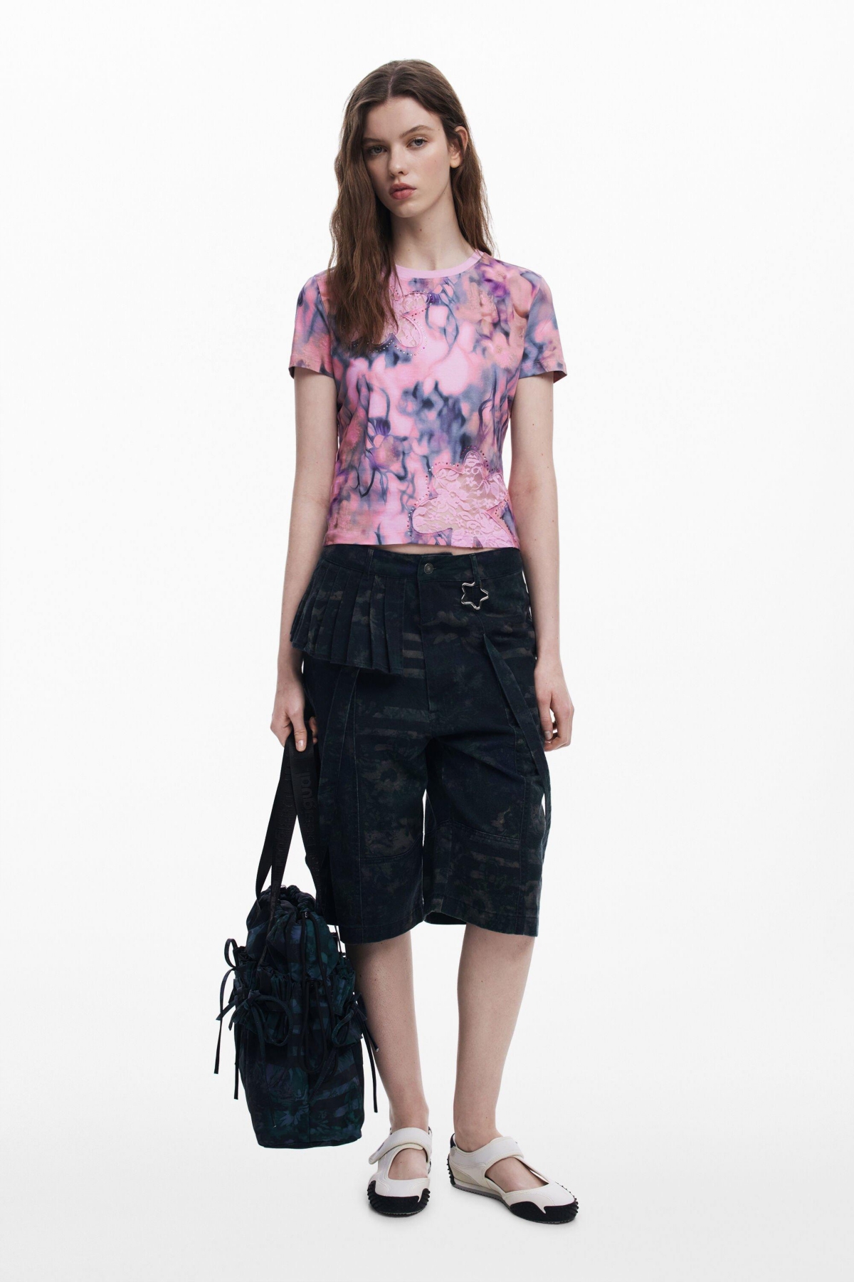 Women's Collina Strada floral T-shirt - Pink