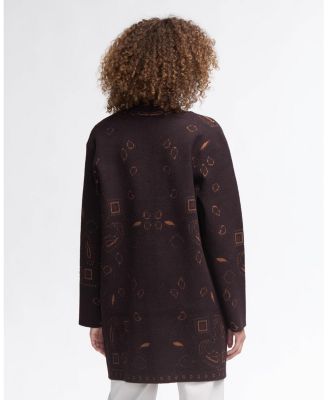 Женское длинное пальто NVLT с открытой передней частью