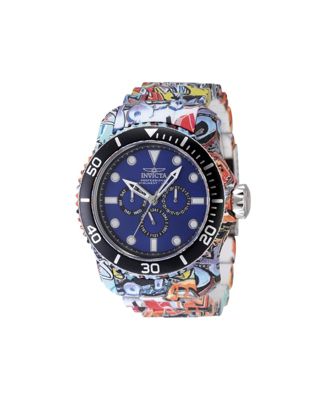 Мужские кварцевые часы Invicta 47856 Pro Diver с хронографом и синим циферблатом