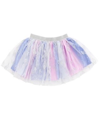 Little Girls Disney Princess Moana T-Shirt Tulle Skirt and Scrunchie 3 Piece Outfit Set