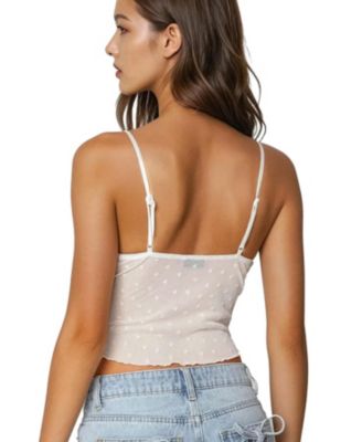 Женская прозрачная майка с цветочным принтом в стиле Эдикт