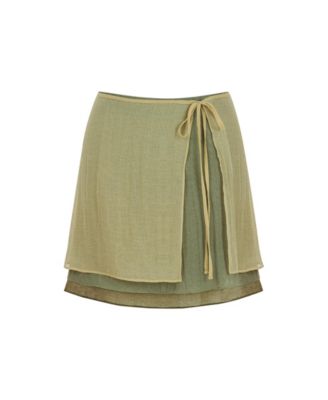 Женская мини-юбка NOCTURNE с завязками