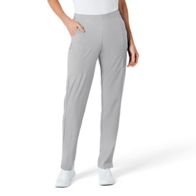 Petite W123 Flat Front Cargo Scrub Pant