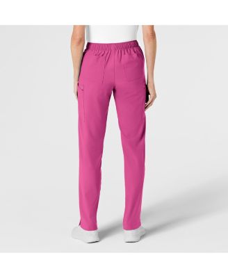 Petite W123 Flat Front Cargo Scrub Pant