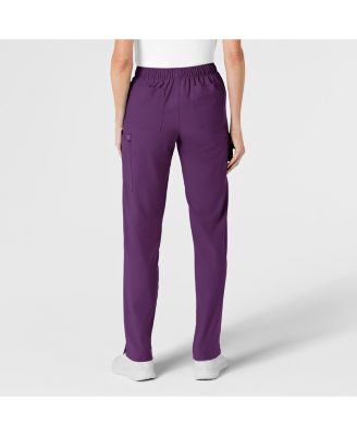 Petite W123 Flat Front Cargo Scrub Pant
