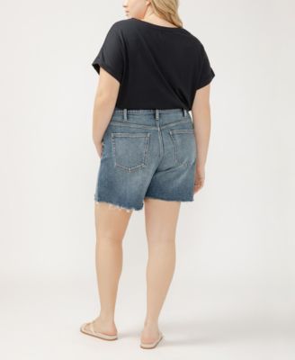 Plus Size Highly Desirable High Rise Shorts
