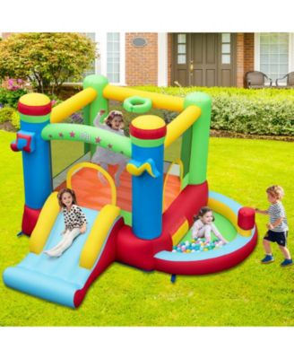 Inflatable Kids Bounce House Music-Themed Castle with Sound Interaction