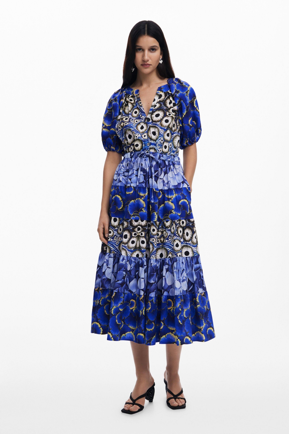 Women's Dress designed by Mr. Christian Lacroix - Navy blue