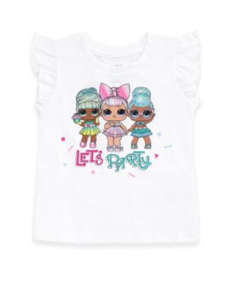 Girls T-Shirt Skirt and Bag 3 Piece Outfit Set
