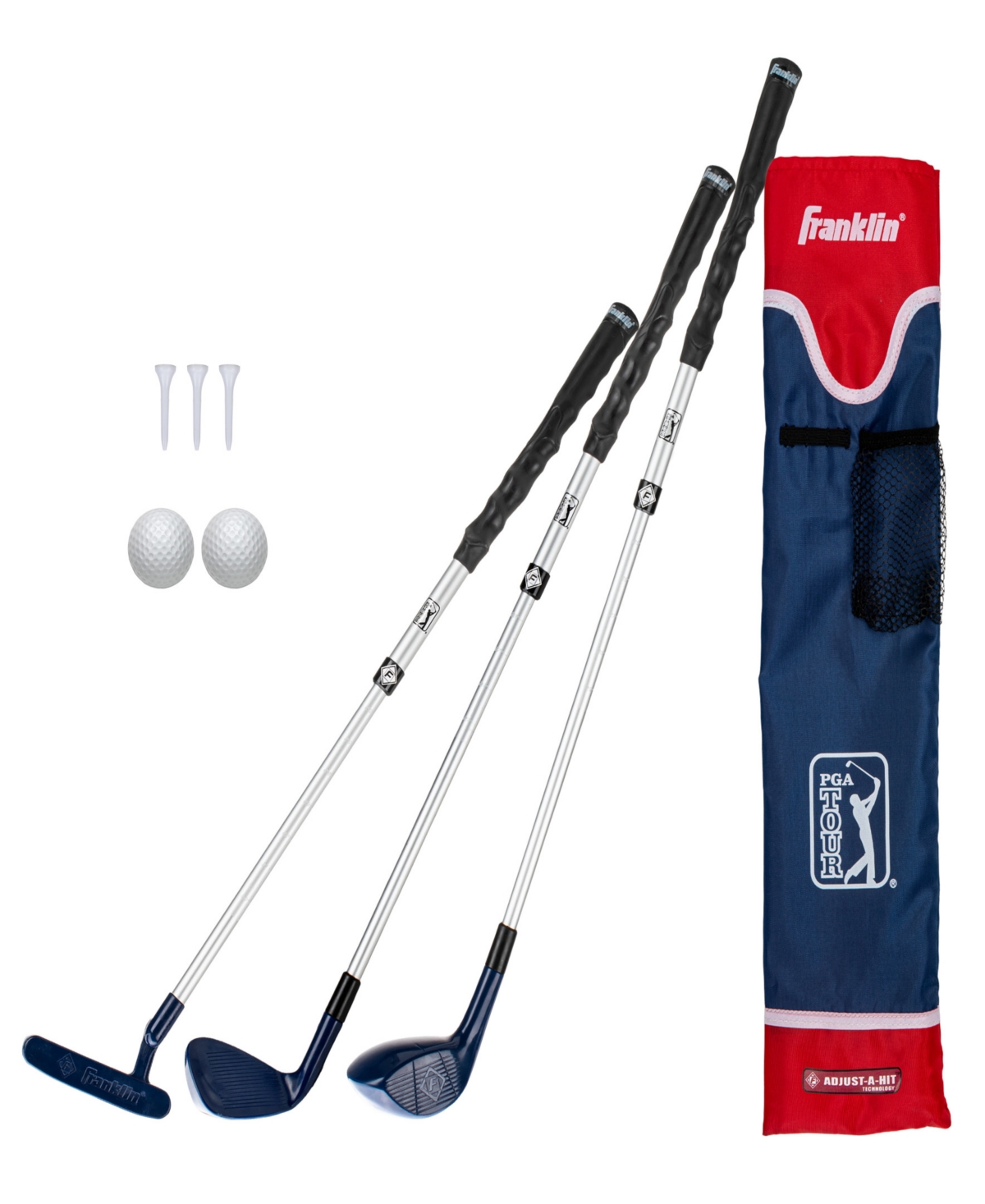 Shop Franklin Sports Pga Tour Kids Plastic Golf Clubs Set In Multi