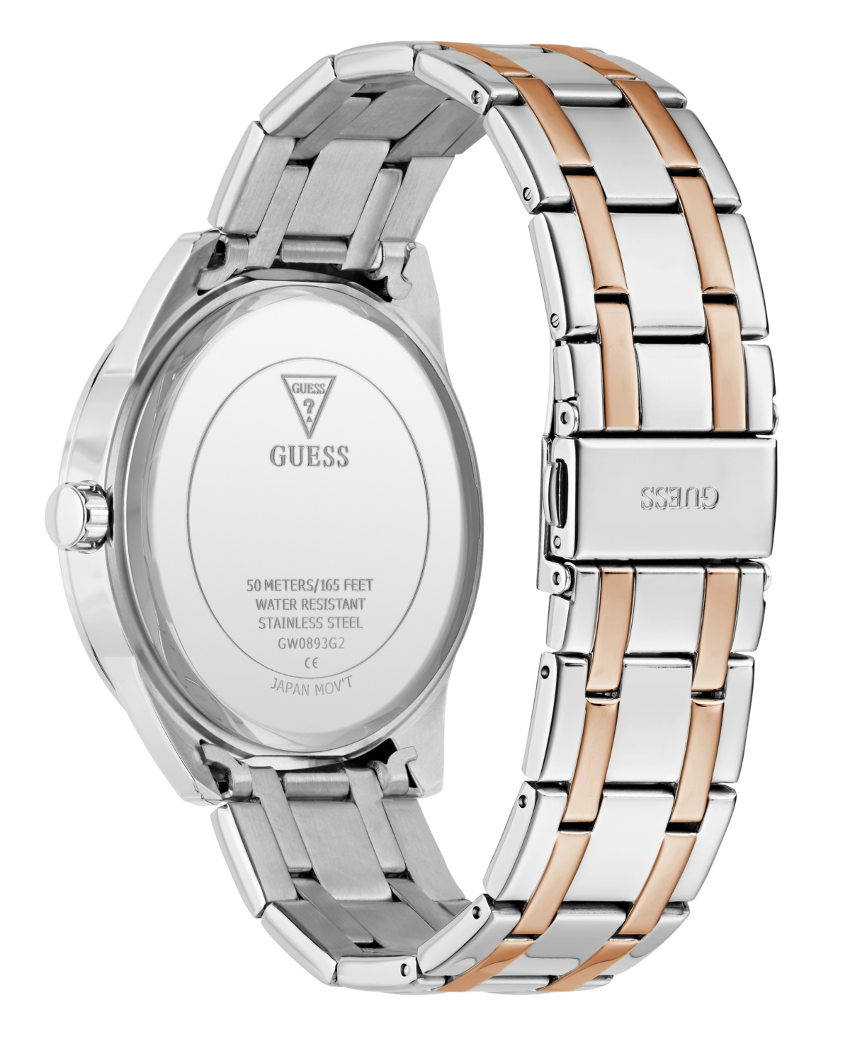 Guess Men's Analog Two-tone Stainless-steel Watch, 44mm