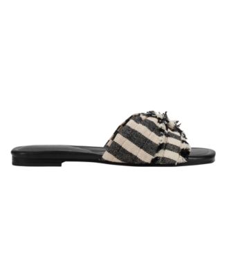 Women's Orbit Knotted Flat Slide Sandals