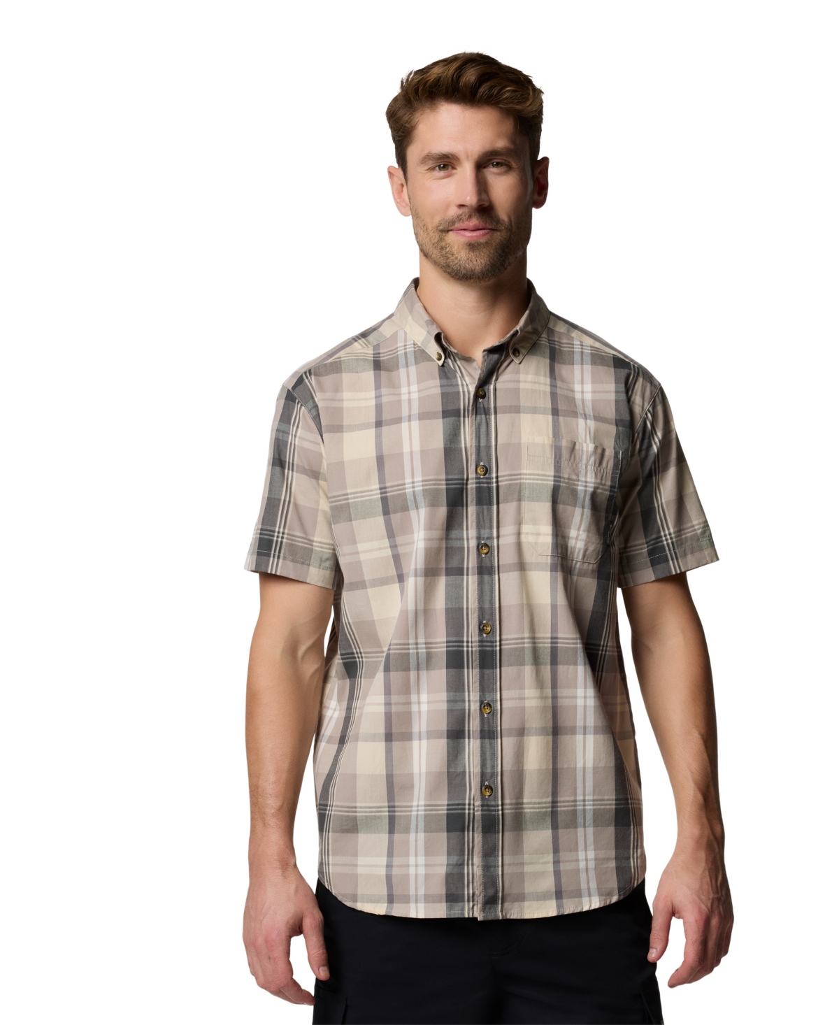 Columbia Men's Rapid Rivers Short Sleeve Plaid Shirt