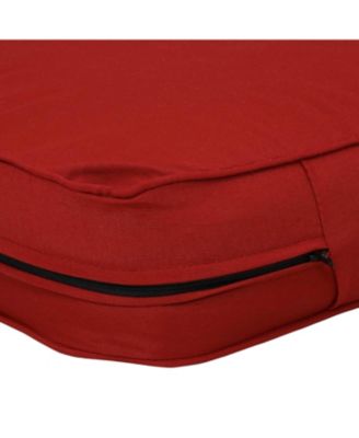 Indoor/Outdoor Olefin Replacement Deep Back and Seat Cushion Set for Patio Chair - 2pc