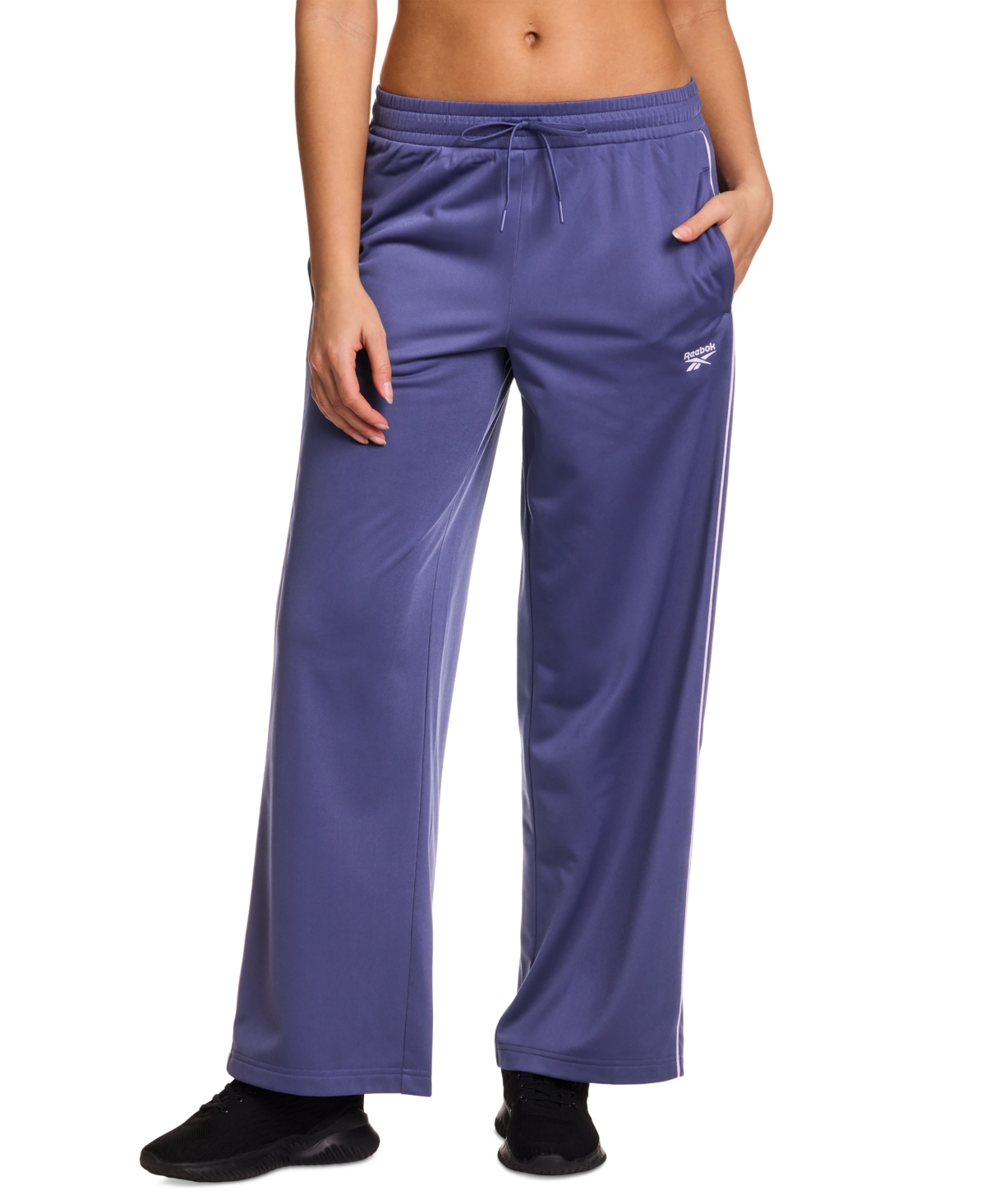 Women's Id Side-Stripe Classic Tricot Track Pants - Twilight Purple