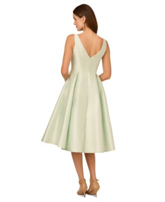 Boat-Neck A-Line Dress