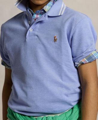 Boys 8-20 Oxford Mesh Polo Shirt