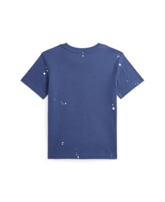 Toddler and Little Boys Big Pony Paint-Splatter-Print T-Shirt