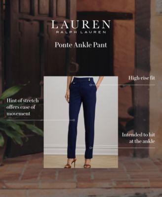 Women's Ponte Ankle Pants
