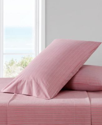 CLOSEOUT! Cotton Percale 3-Piece Sheet Set, Twin
