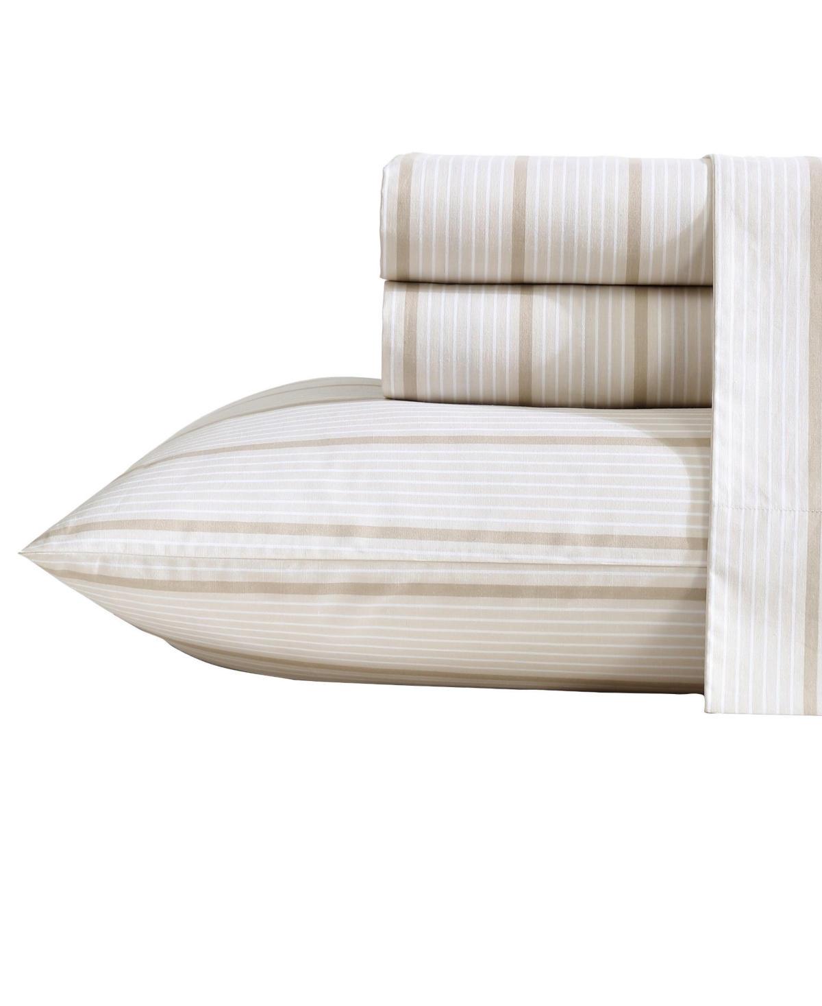 NAUTICA COTTON PERCALE 4-PIECE SHEET SET, KING 