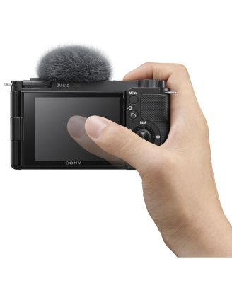 Sony ZV-E10 Mirrorless Camera with Lens, E PZ 16-50mm f/3.5-5.6 OSS Lens, Bundled with Sony ACCVC1 Vlogger Accessory Kit with Shooting Grip