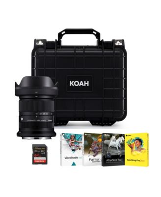 Sigma 18-50mm F2.8 DC DN Contemporary Lens, Canon RF Mount Hard Case ...