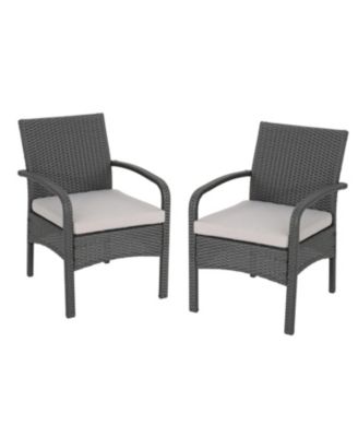 Streamdale Deluxe Rattan Outdoor Club Chairs Tropical Style, Unparalleled Comfort