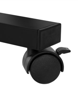 Mobile Laptop Sitting Desk Cart 