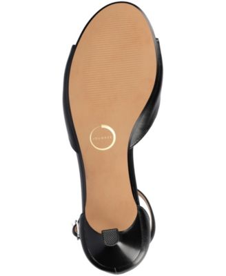 Women's Jezzie Peep Toe Kitten Heel Dress Sandals