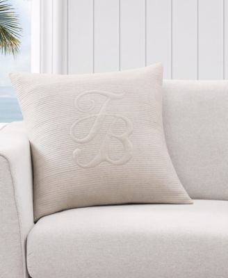 Tommy Bahama Island Estate Quilted Logo Decorative Pillow, 20" x 20"