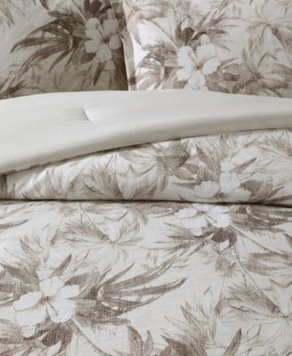 Tommy Bahama Beachway Blooms Reversible 3-Pc. Comforter Set, King