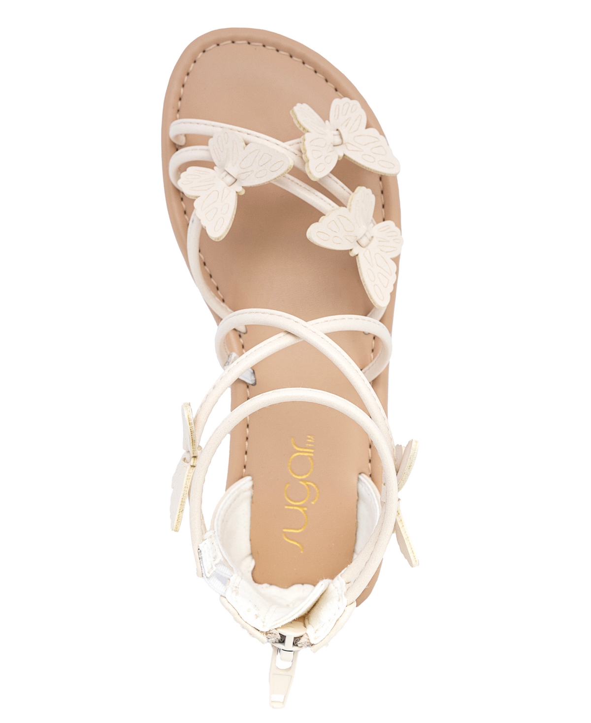 SUGAR LITTLE AND BIG GIRLS JOSIE FLAT SANDAL 