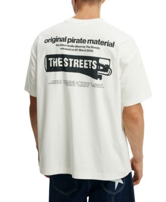 ХЛОПКОВАЯ мужская футболка The Streets Box Fit Premium Music из хлопка НА улице