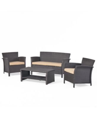 Streamdale Versatile 4-Piece Patio Chat Set for Outdoor Gatherings