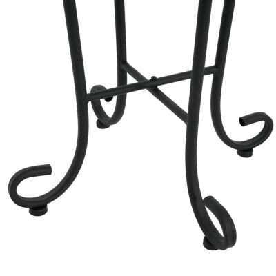 Streamdale Patio Side Table,Blue+Black