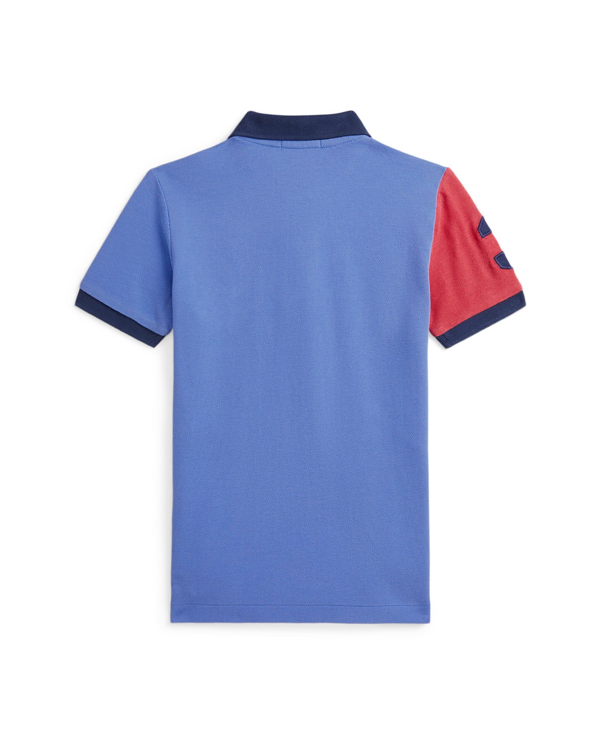 Polo Ralph Lauren Big Boys Big Pony Mesh Polo Shirt In Scottsdale Blue Multi