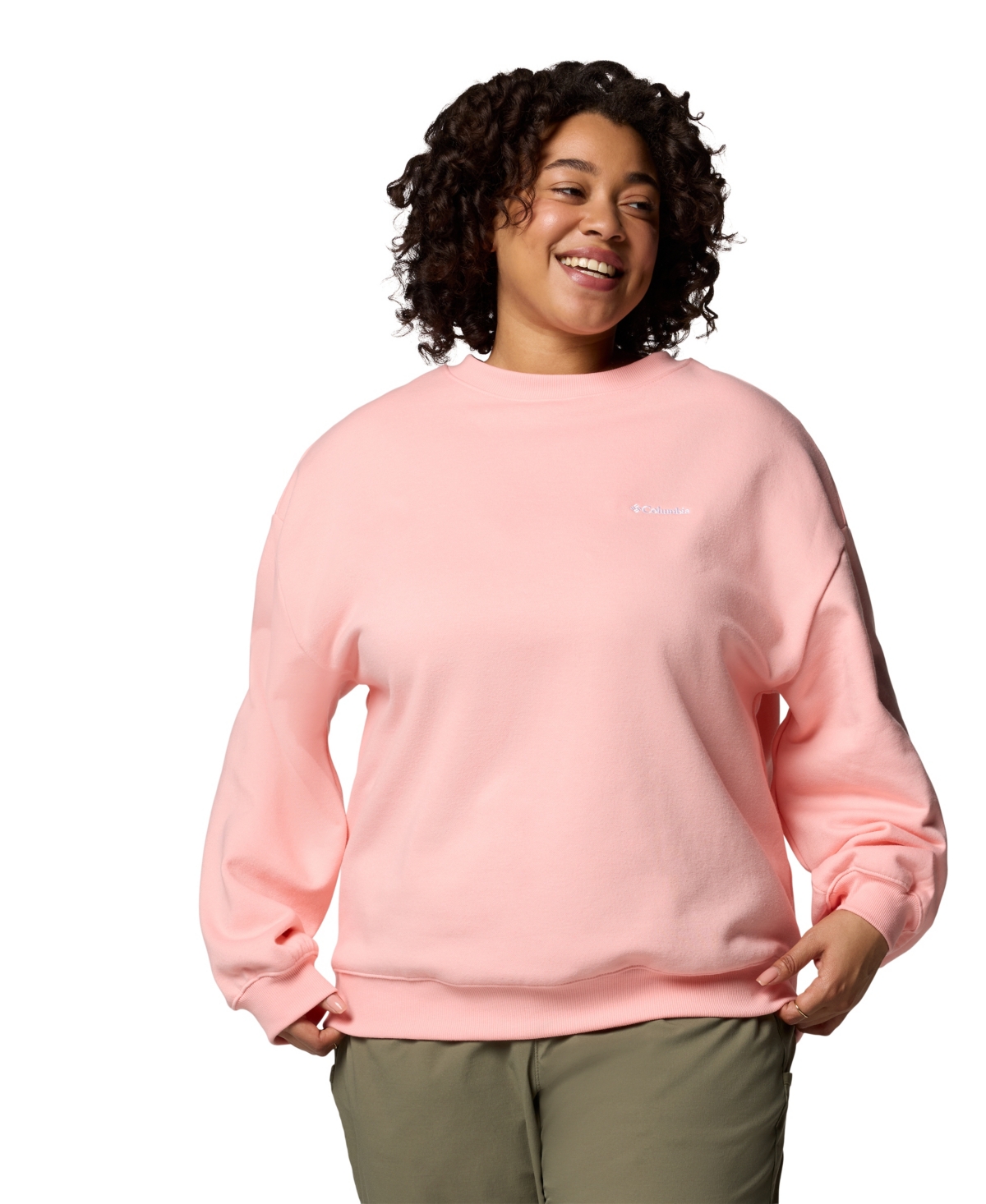 Shop Columbia Plus Size Aldermore Crewneck Sweatshirt